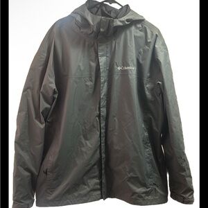 Columbia Men's OmniTechGray Rain Jacket *read* description
